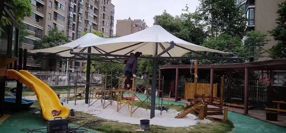 膜结构休息棚